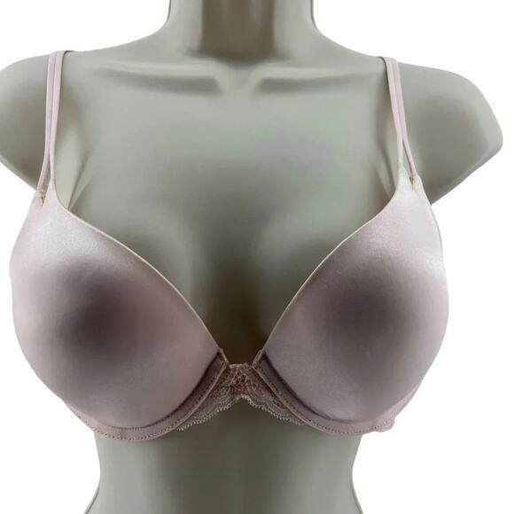 Victoria's Secret Very Sexy Ballerina Pink Lace Push-Up Bra 34C - Picture 1 of 9